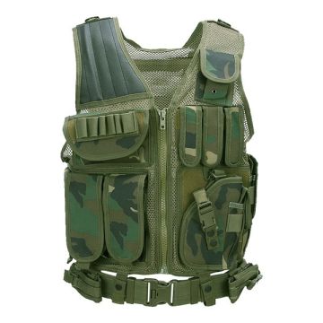 101-INC Tactical vest predator woodland