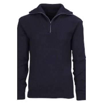 Woolmate schipperstrui wol blauw