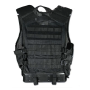 USMC tactical vest zwart met koppelriem