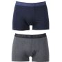 Top gun boxer shorts blauw grijs dubbelpack