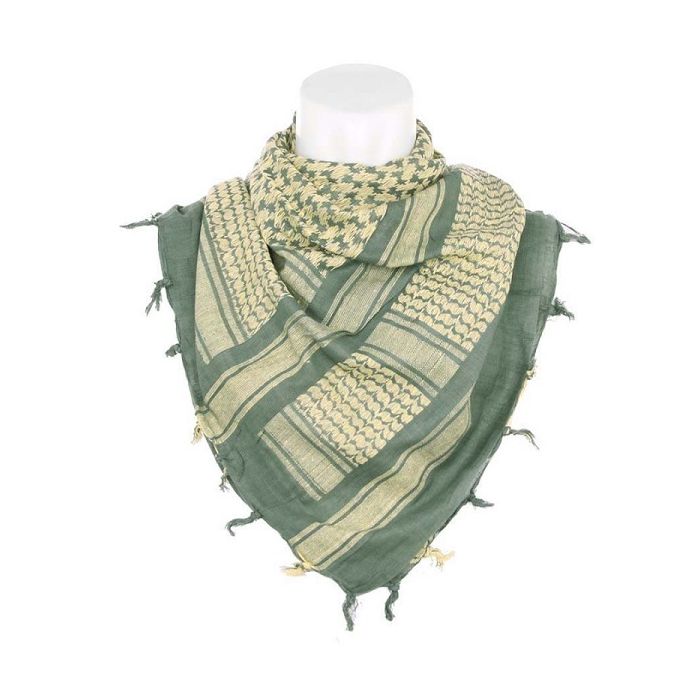 101-INC PLO sjaal seige green/beige