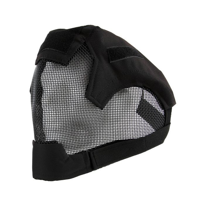 101-INC full hat airsoft beschermingsmasker  zwart