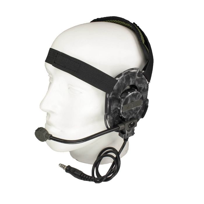 Bowman EVO III headset camo Z029 skull zwart