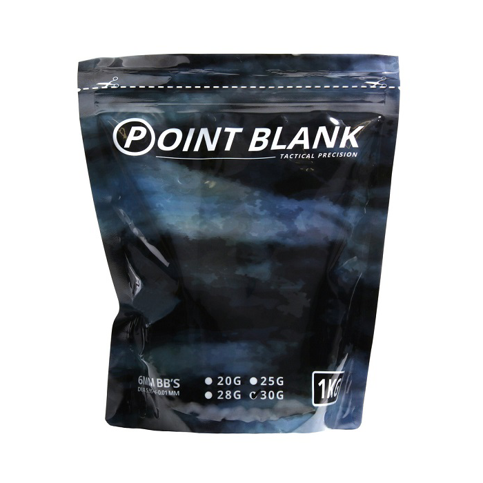 Airsoft BB's 0.30G Point Blank 1 Kg