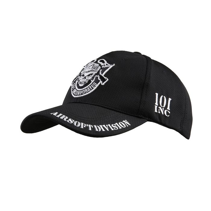 Baseball cap 101 INC Airsoft division zwart