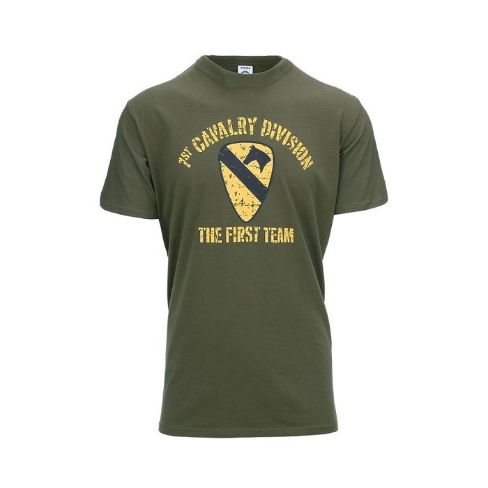 Fostex T-shirt Cavalry Division groen