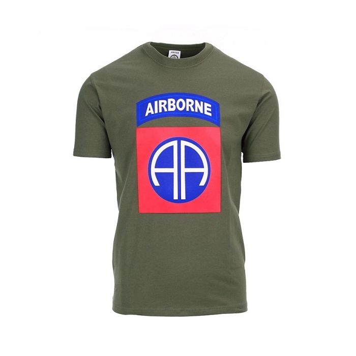 Fostex T-shirt 82nd Airborne logo groot.