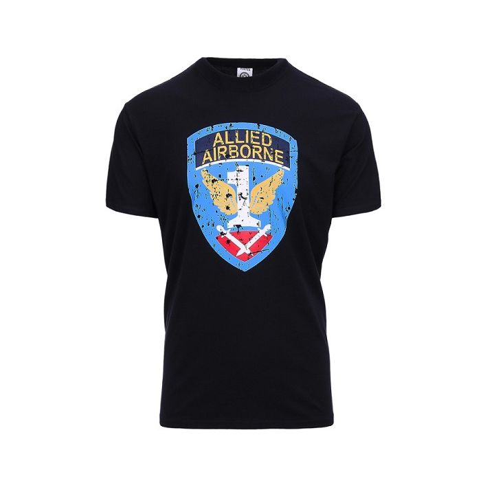 Fostex T-shirt Allied Airborne zwart