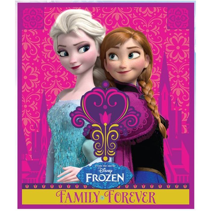 Voorgevoel Tijdreeksen Coördineren Disney Frozen fleece deken Family Forever 120x140cm