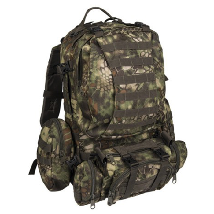 Mil-Tec US army defence pack rugtas 36 ltr mandra wood