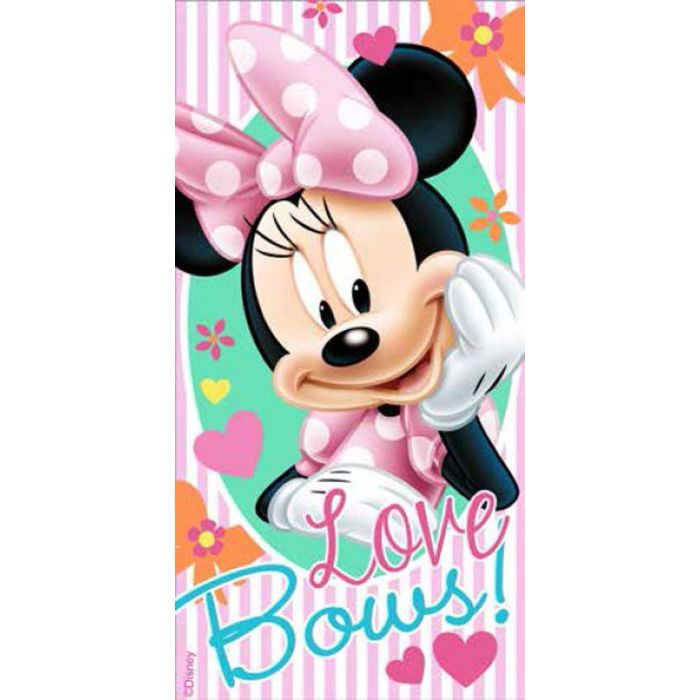 Badlaken Disney Minnie Mouse love bows