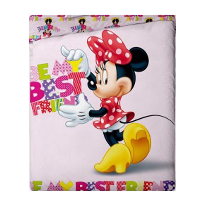 Minnie Mouse Disney dekbedovertrek letters