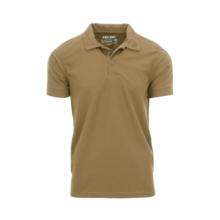 101-INC tactical polo shirt coyote quick dry
