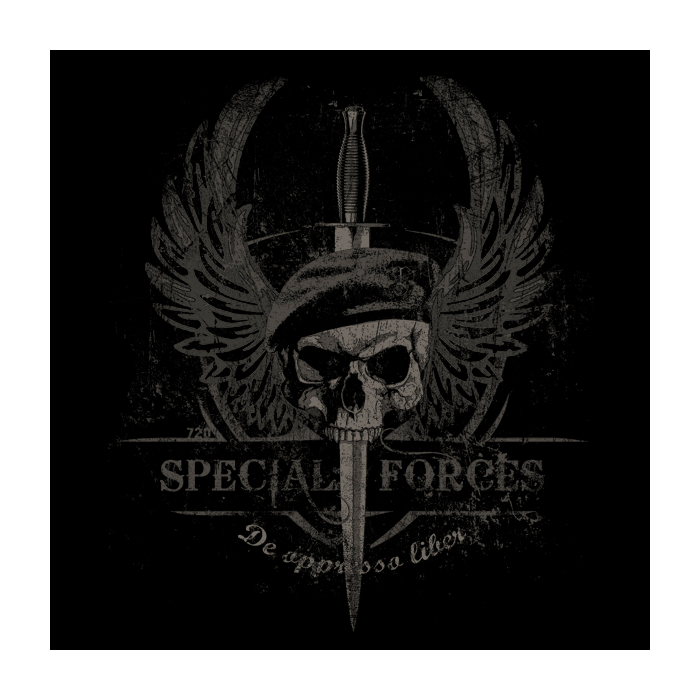 720gear T-shirt special forces zwart