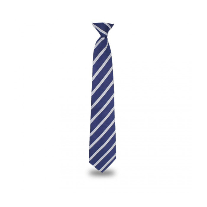 Fostex stropdas beveiliging blauw-grijs