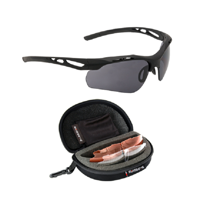 Swisseye veiliheidsbril Attac zwart