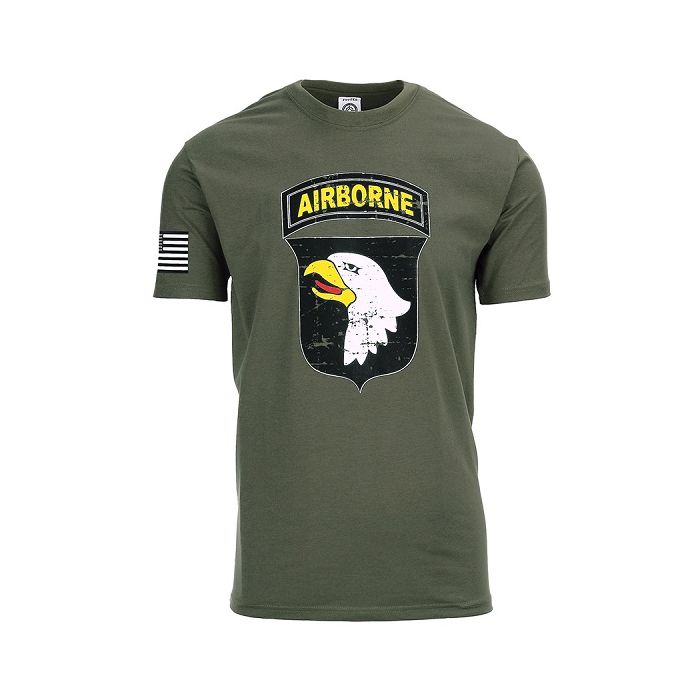 Fostex t shirt 101st Airborne Division groen