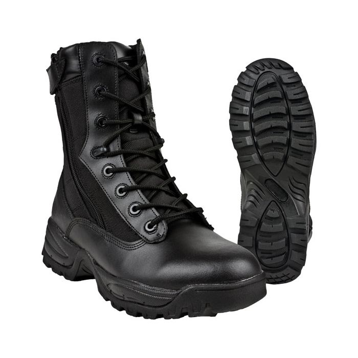 Mil-Tec security boots two zip zwart