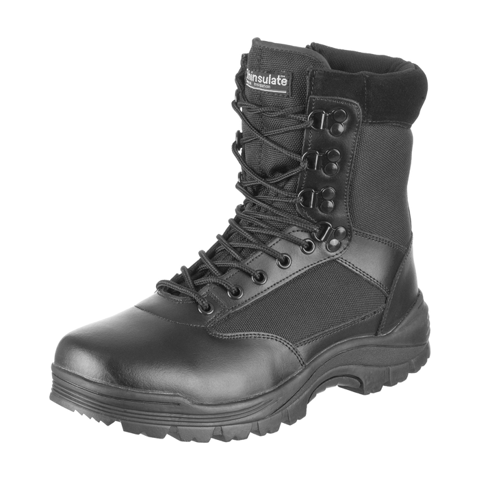 Mil-Tec tactical boots met zijrits zwart