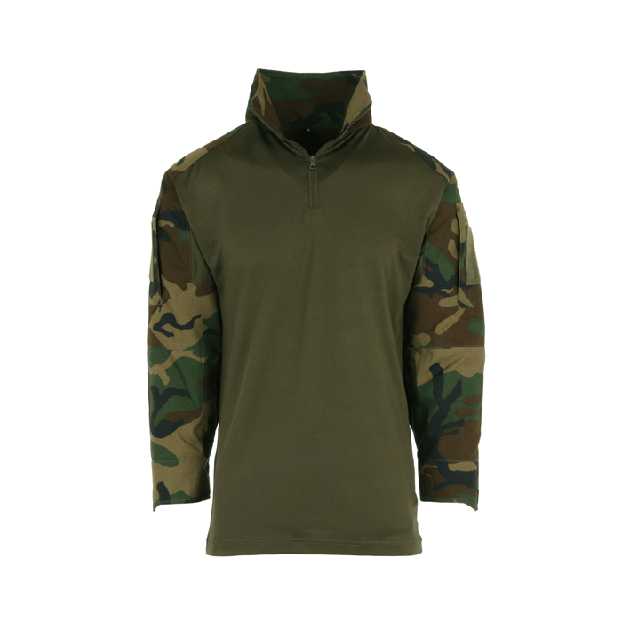 101-INC tactical shirt UBAC woodland camo