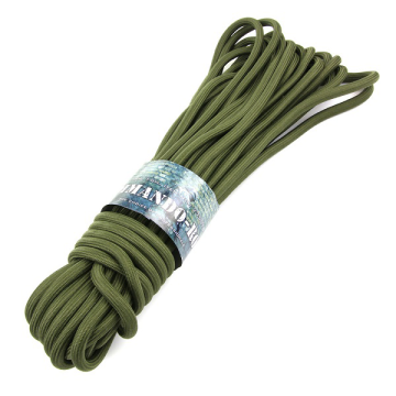 Commando touw 7 mm 15mtr. groen
