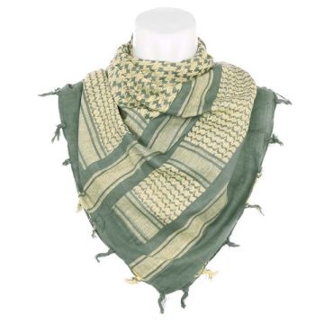 101-INC PLO sjaal seige green/beige