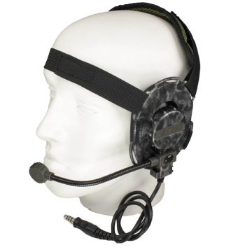 Bowman EVO III headset camo Z029 skull zwart