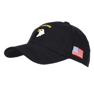 101-INC Baseball cap 101st  Airborne zwart