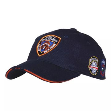 BASEBALL CAP NYPD EMBLEMEN BLAUW