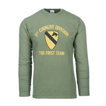 Fostex T-shirt First Cavalry Division lange mouw