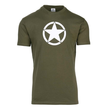 Fostex T-shirt White Star WWII groen