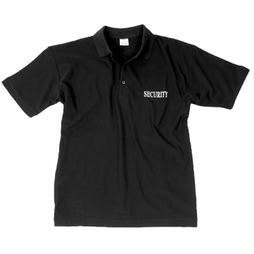 Mil-Tec polo shirt security zwart