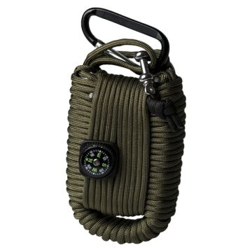 Mil-Tec paracord survival kit groen