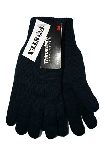 Fostex thinsulate handschoenen 100% acryl blauw